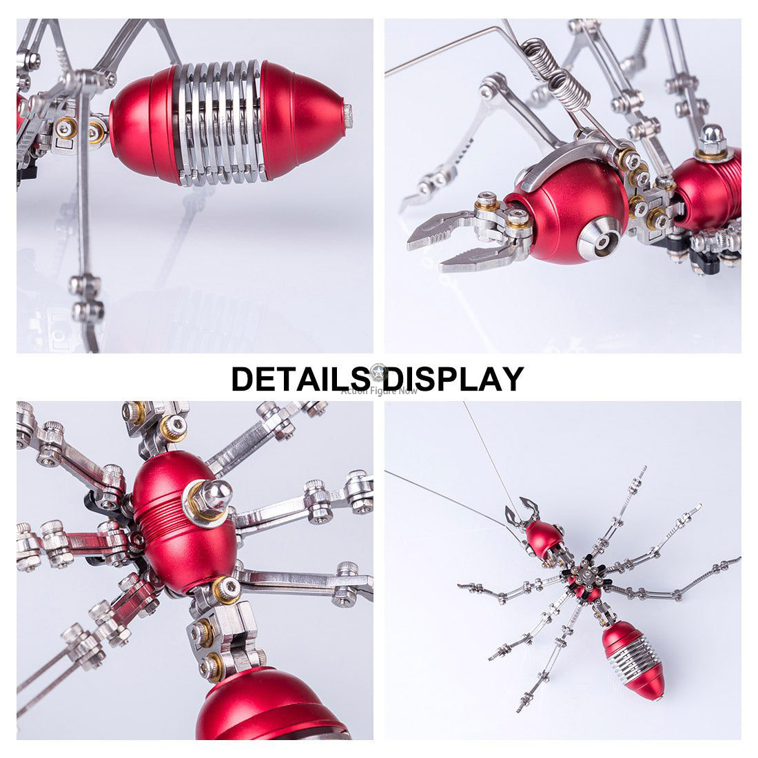4PCS Metal Worker Ant Team DIY Model Assembly 4PCS Metal Worker Ant Team DIY Model Assembly