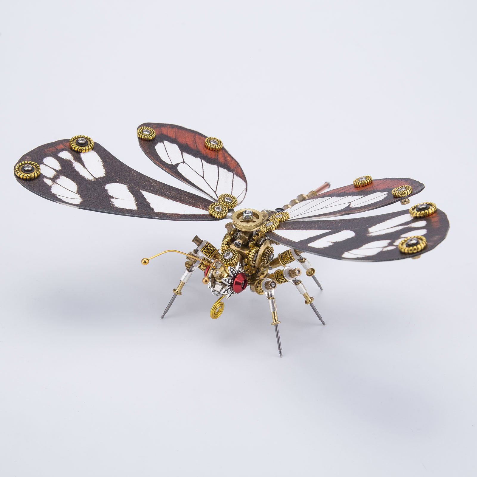 4pcs Steampunk Purple Morpho Butterfly 3D Metal Craft Kit 4pcs Steampunk Purple Morpho Butterfly 3D Metal Craft Kit