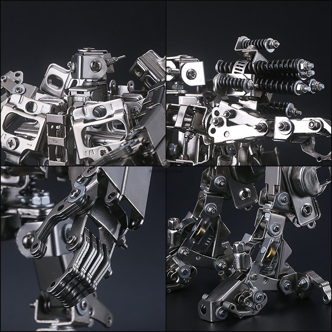 532Pcs Assembly Robot Metal Big Mecha Fighter Soldier Puzzle Model Kit 3D Sculpture 532Pcs Assembly Robot Metal Big Mecha Fighter Soldier Puzzle Model Kit 3D Sculpture
