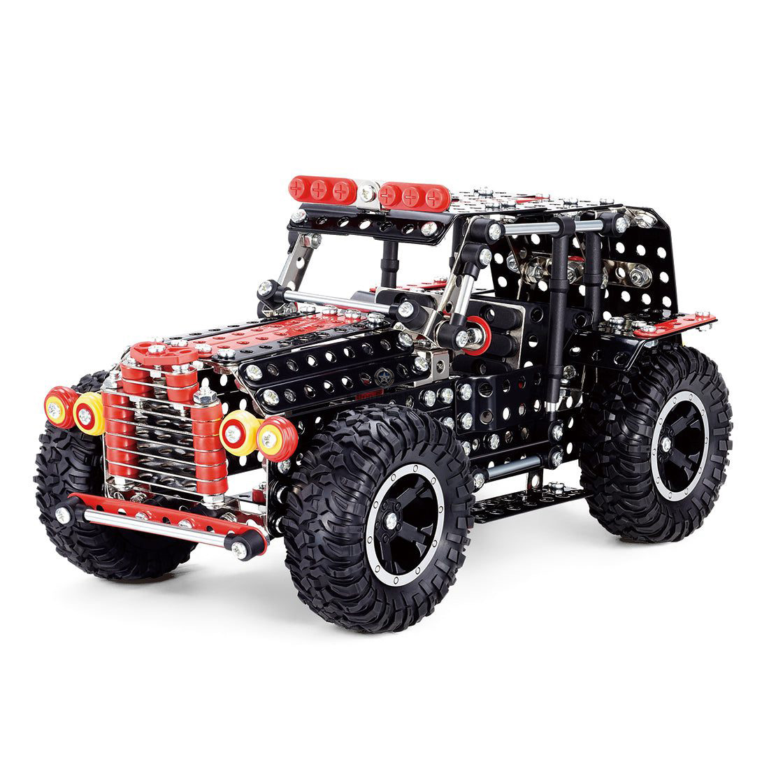 536-Piece Metal Off-Road Vehicle Model Building Kit for STEM Education and Engineering Fun for Ages 8+ 536-Piece Metal Off-Road Vehicle Model Building Kit for STEM Education and Engineering Fun for Ages 8+