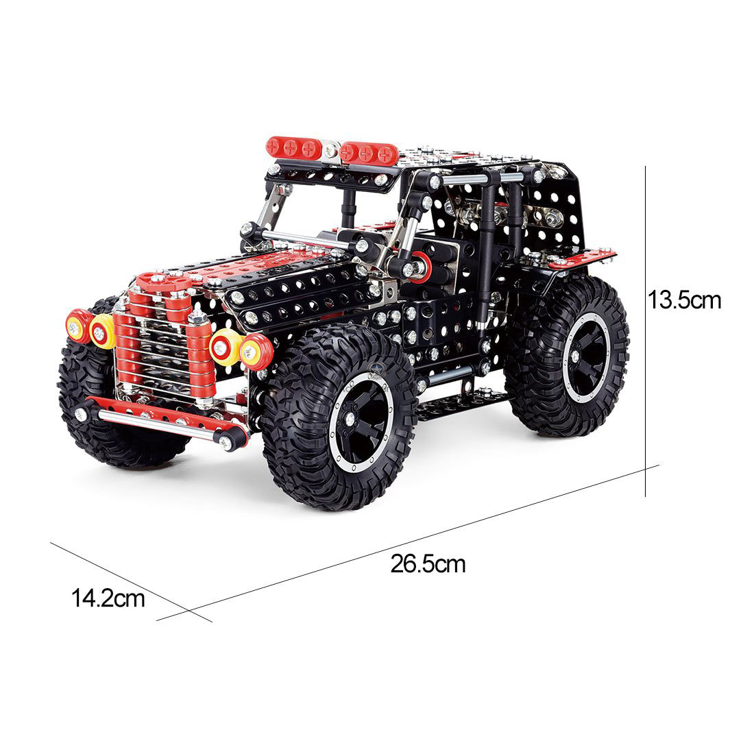 536-Piece Metal Off-Road Vehicle Model Building Kit for STEM Education and Engineering Fun for Ages 8+ 536-Piece Metal Off-Road Vehicle Model Building Kit for STEM Education and Engineering Fun for Ages 8+