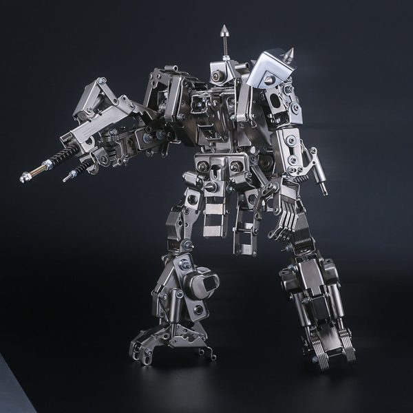 547-Piece 25cm 3D Metal Assembly Combat Mecha Figure Model Building Kit