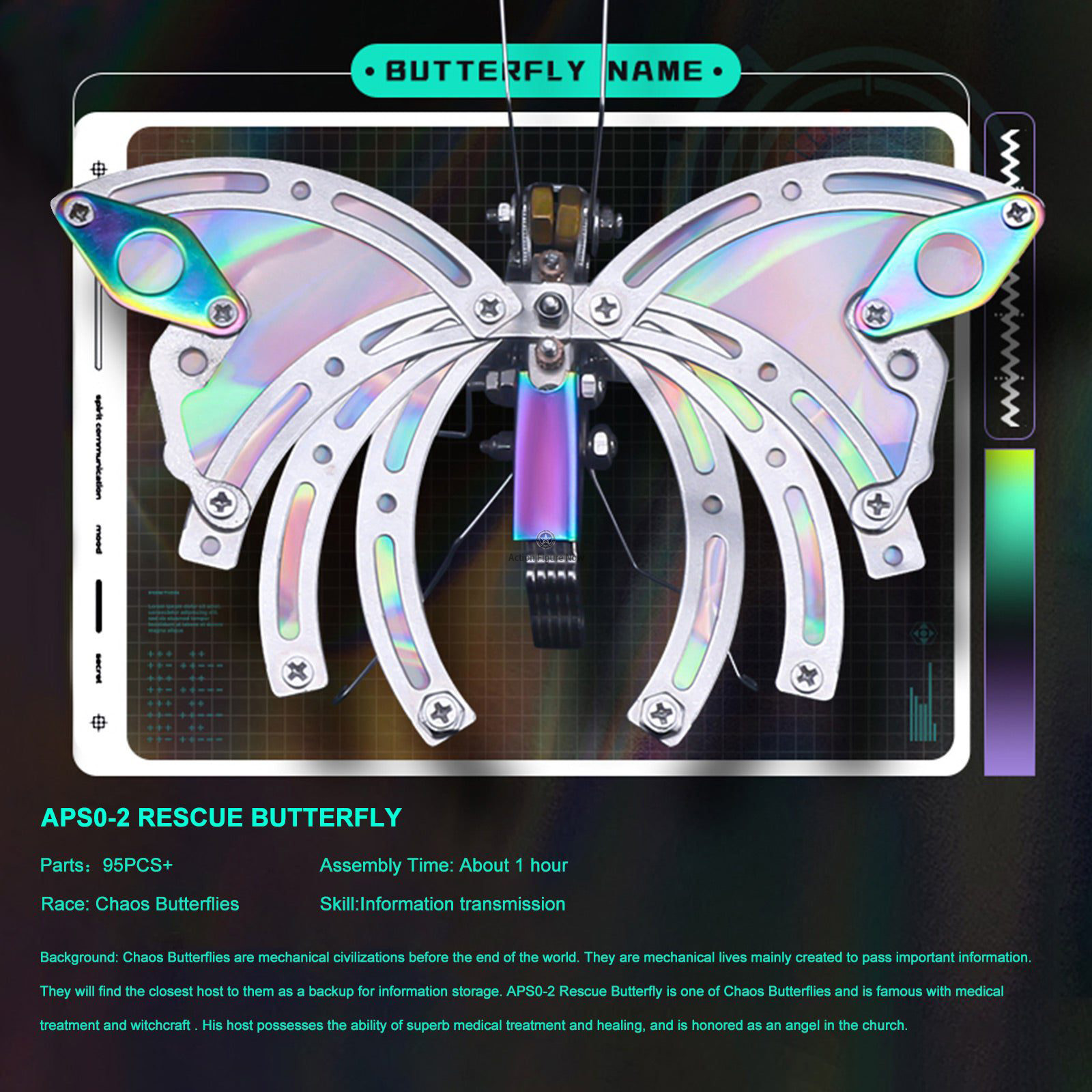 6-in-1 Steampunk Butterflies 3D Puzzles Blind Box Model Kit 6-in-1 Steampunk Butterflies 3D Puzzles Blind Box Model Kit