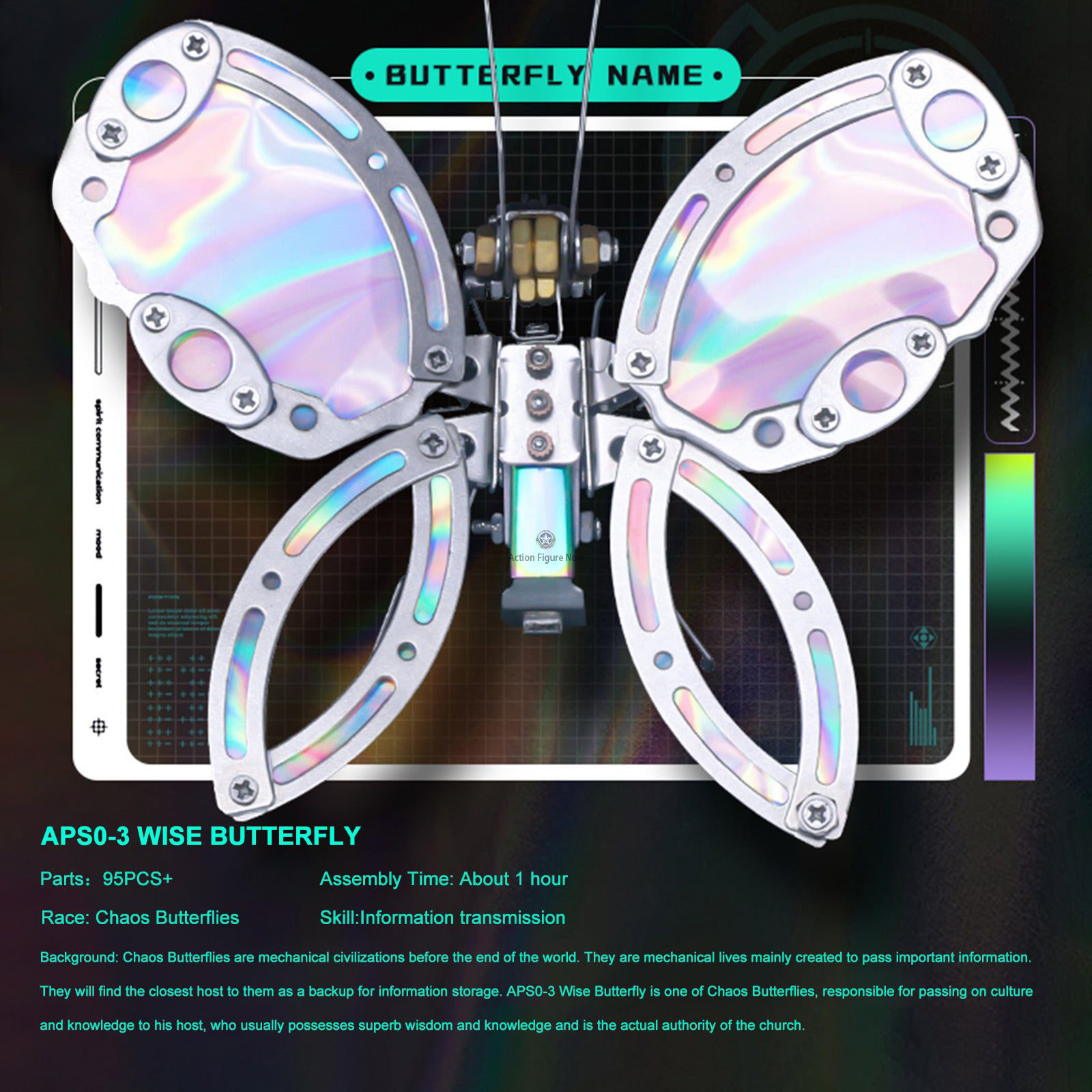 6-in-1 Steampunk Butterflies 3D Puzzles Blind Box Model Kit 6-in-1 Steampunk Butterflies 3D Puzzles Blind Box Model Kit