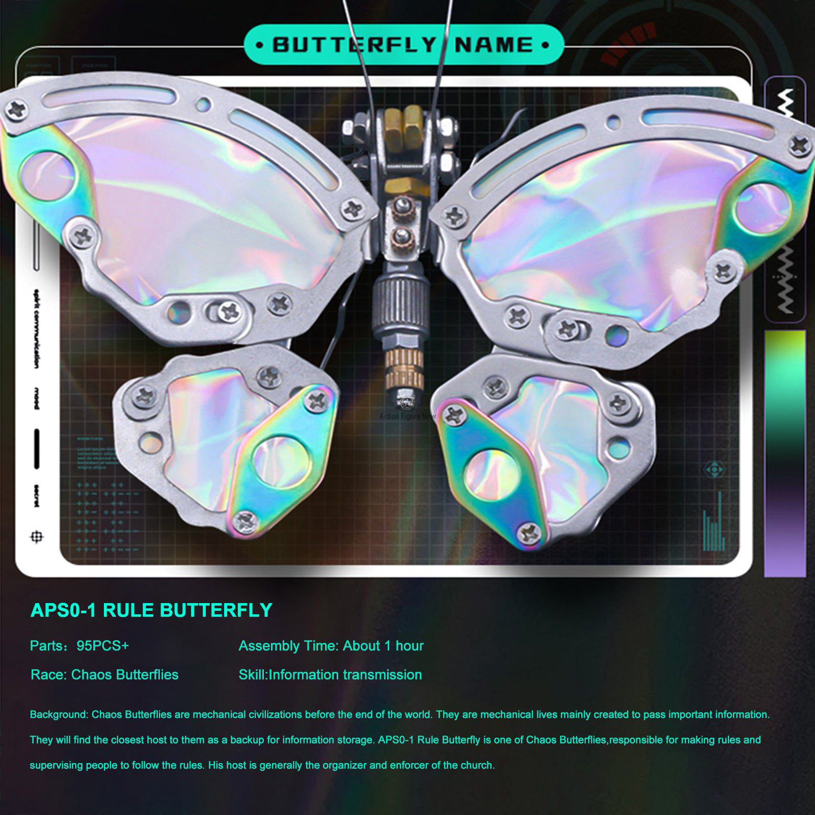 6-in-1 Steampunk Butterflies 3D Puzzles Blind Box Model Kit 6-in-1 Steampunk Butterflies 3D Puzzles Blind Box Model Kit