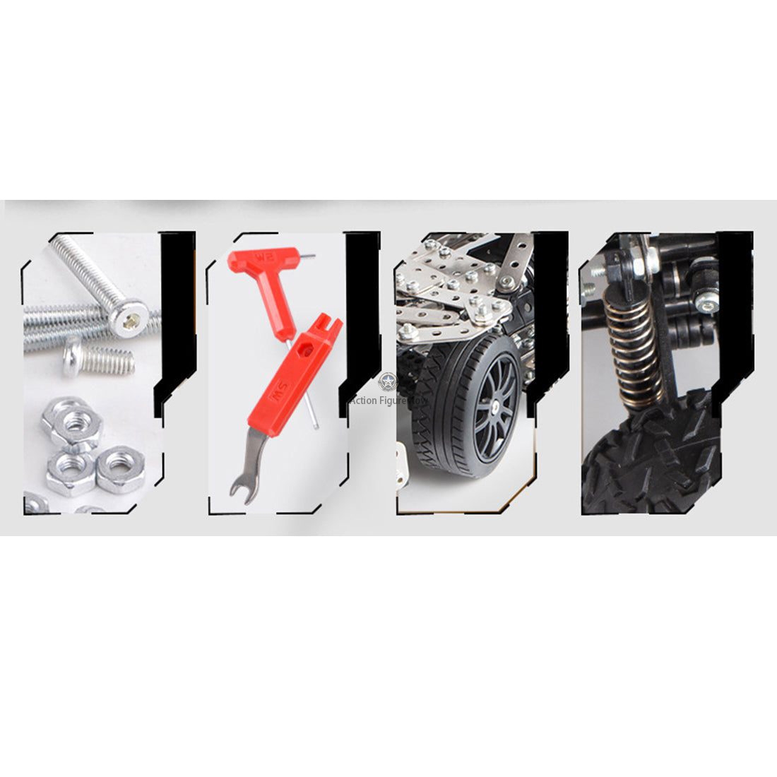 618 Piece Stainless Steel, DIY Assembly Kit for Constructing Off-road Vehicle Crawler Car Toy 618 Piece Stainless Steel, DIY Assembly Kit for Constructing Off-road Vehicle Crawler Car Toy