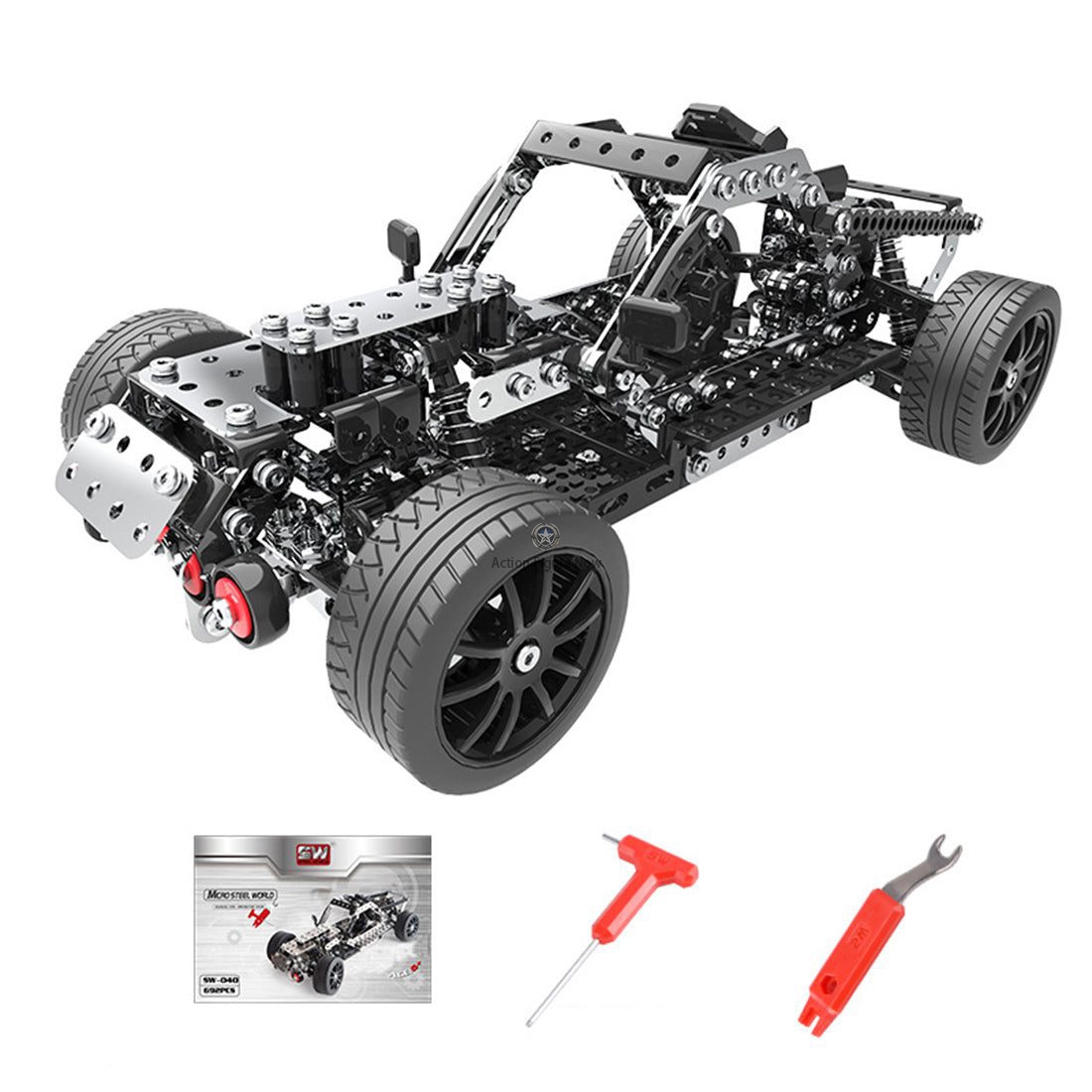 618 Piece Stainless Steel, DIY Assembly Kit for Constructing Off-road Vehicle Crawler Car Toy 618 Piece Stainless Steel, DIY Assembly Kit for Constructing Off-road Vehicle Crawler Car Toy