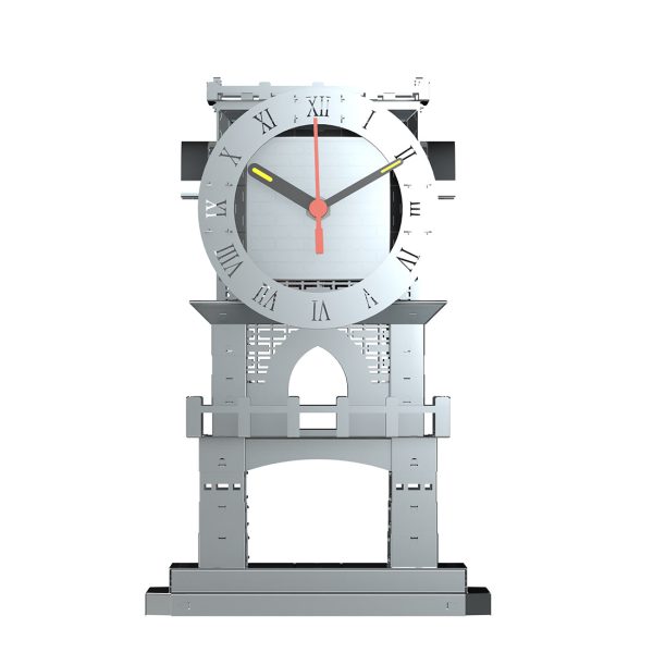 62-Piece 3D Metal Clock Tower Kit: Time Master