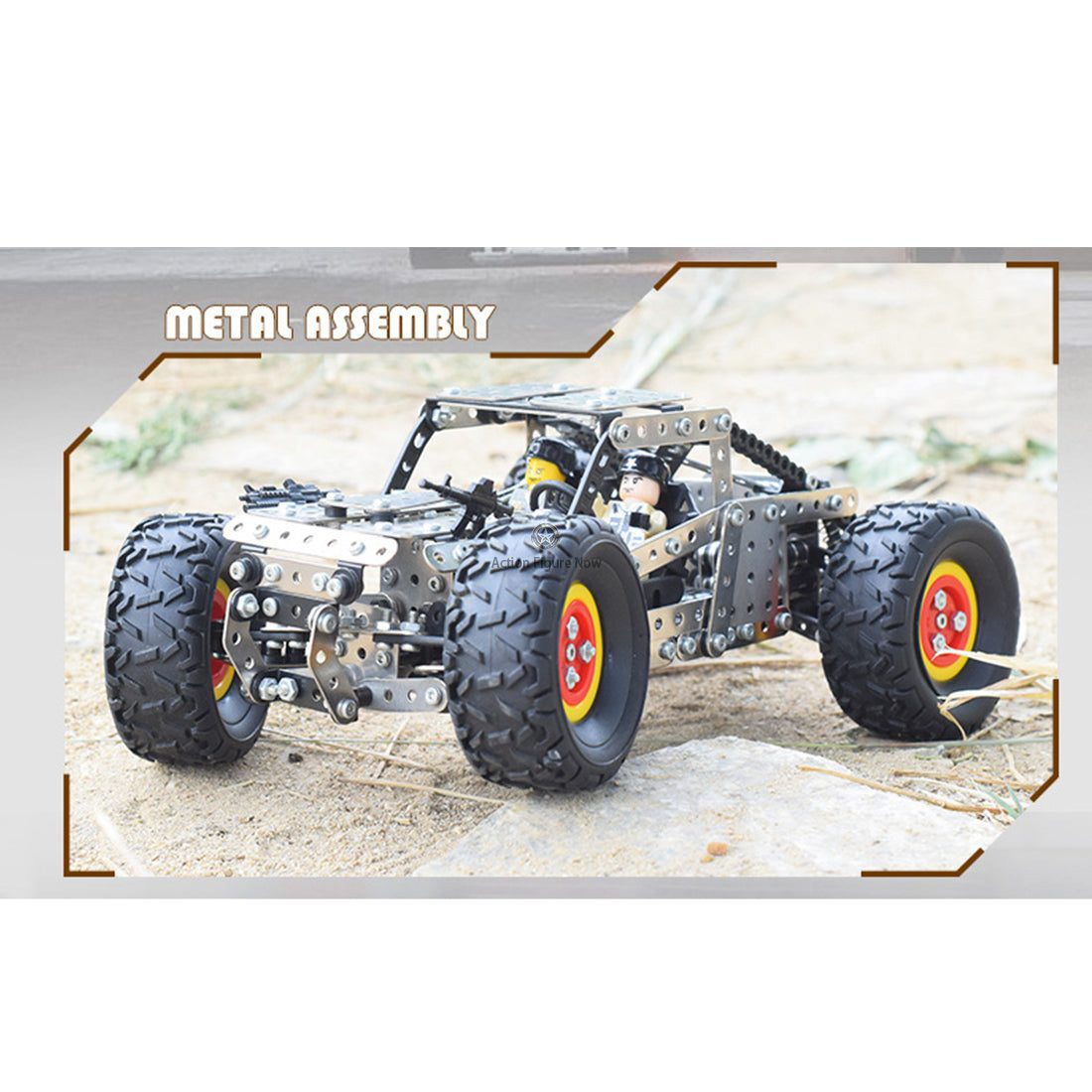 657 Pieces Stainless Steel DIY High-Speed Off-Road Vehicle Toy Car Assembly 657 Pieces Stainless Steel DIY High-Speed Off-Road Vehicle Toy Car Assembly
