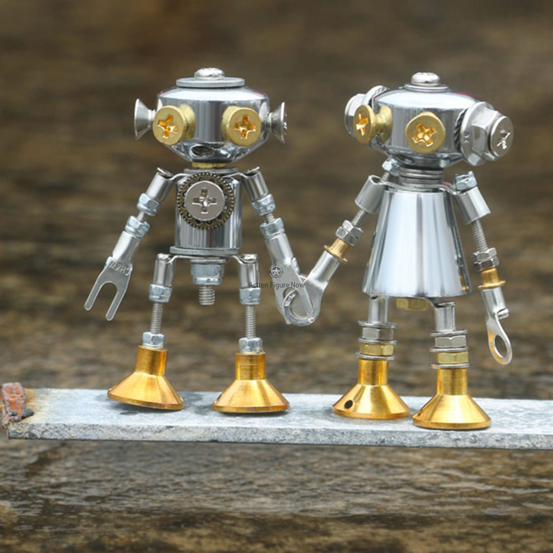 6PCS 3D Metal Mini White-Collar Mecha Office Series Model Building Kits 6PCS 3D Metal Mini White-Collar Mecha Office Series Model Building Kits