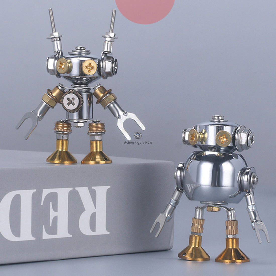 6PCS 3D Metal Mini White-Collar Mecha Office Series Model Building Kits 6PCS 3D Metal Mini White-Collar Mecha Office Series Model Building Kits