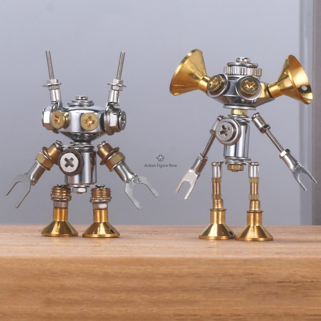6PCS 3D Metal Mini White-Collar Mecha Office Series Model Building Kits 6PCS 3D Metal Mini White-Collar Mecha Office Series Model Building Kits