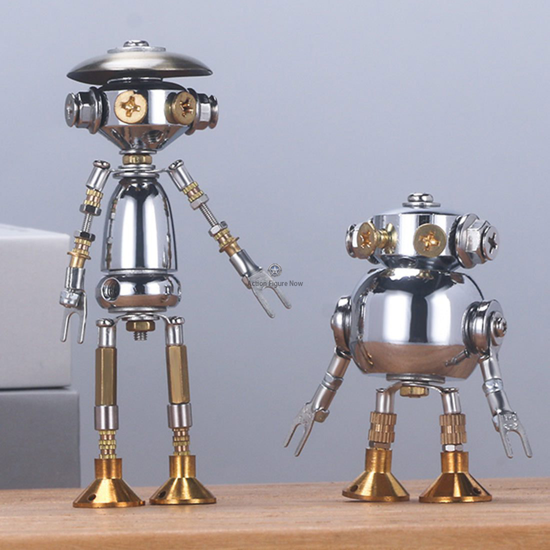 6PCS 3D Metal Mini White-Collar Mecha Office Series Model Building Kits 6PCS 3D Metal Mini White-Collar Mecha Office Series Model Building Kits