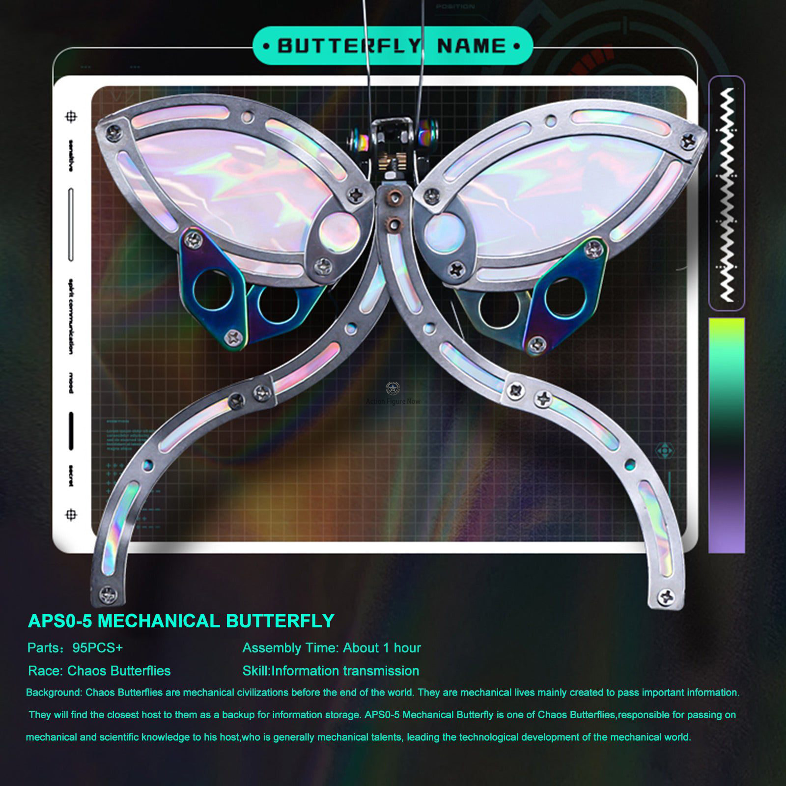 3D Steampunk Butterflies: 6-piece DIY Kit In A World of Chaos 3D Steampunk Butterflies: 6-piece DIY Kit In A World of Chaos