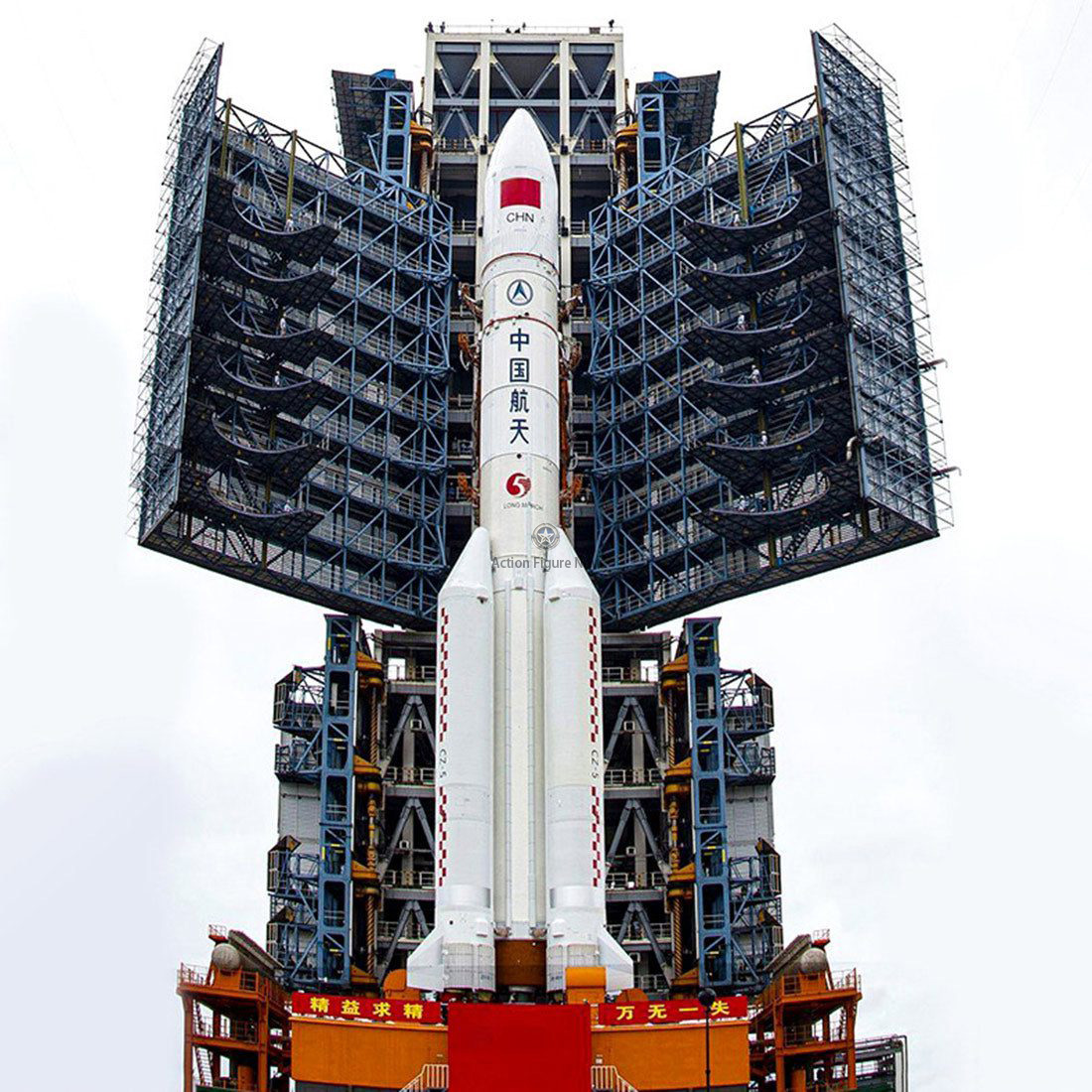 72-Pcs 3D Metal Assembly Model DIY Spacecraft Model of The Long March 5 72-Pcs 3D Metal Assembly Model DIY Spacecraft Model of The Long March 5