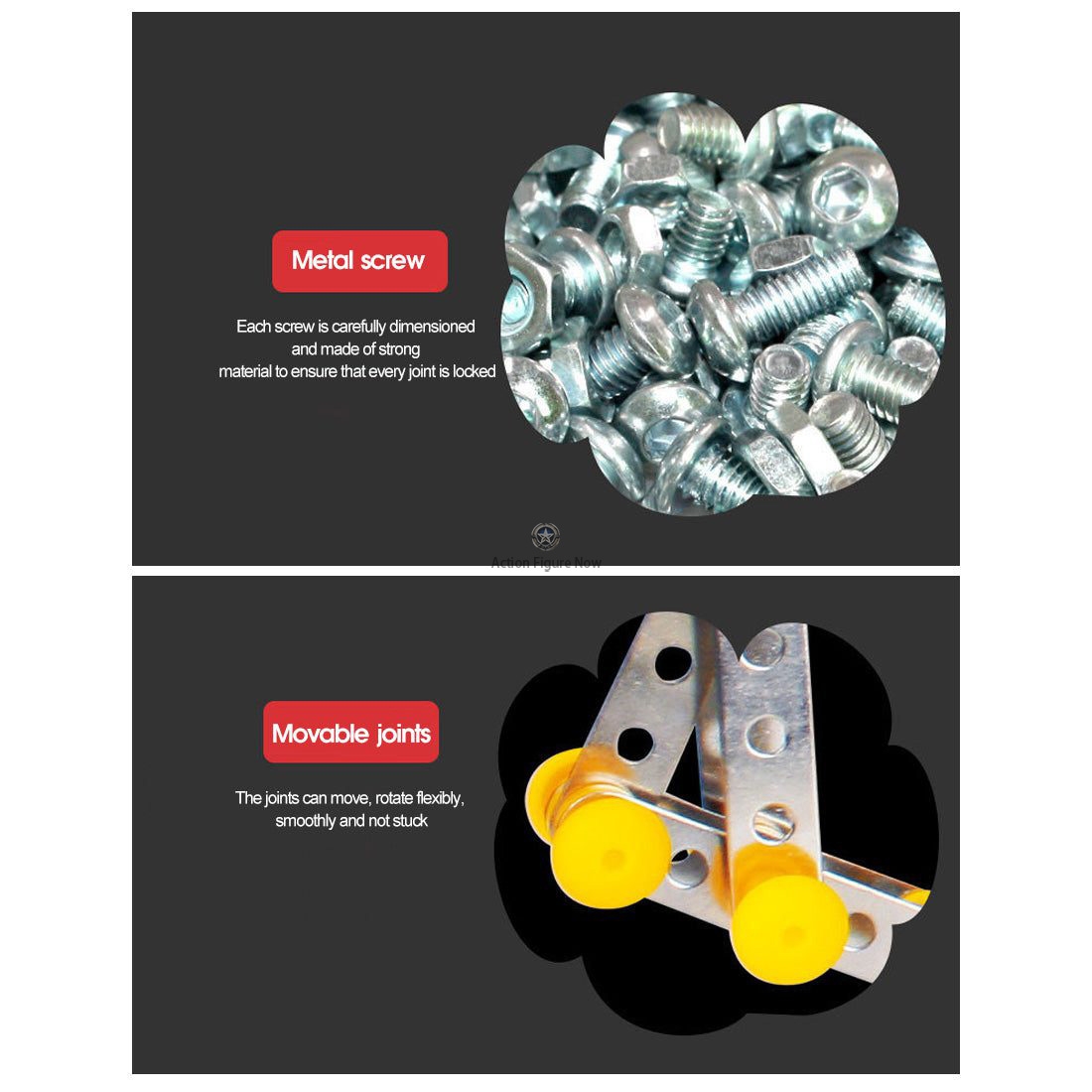 80PCS Steel Commander Metal 3D Assembly Nuts Set for Navy Model 80PCS Steel Commander Metal 3D Assembly Nuts Set for Navy Model