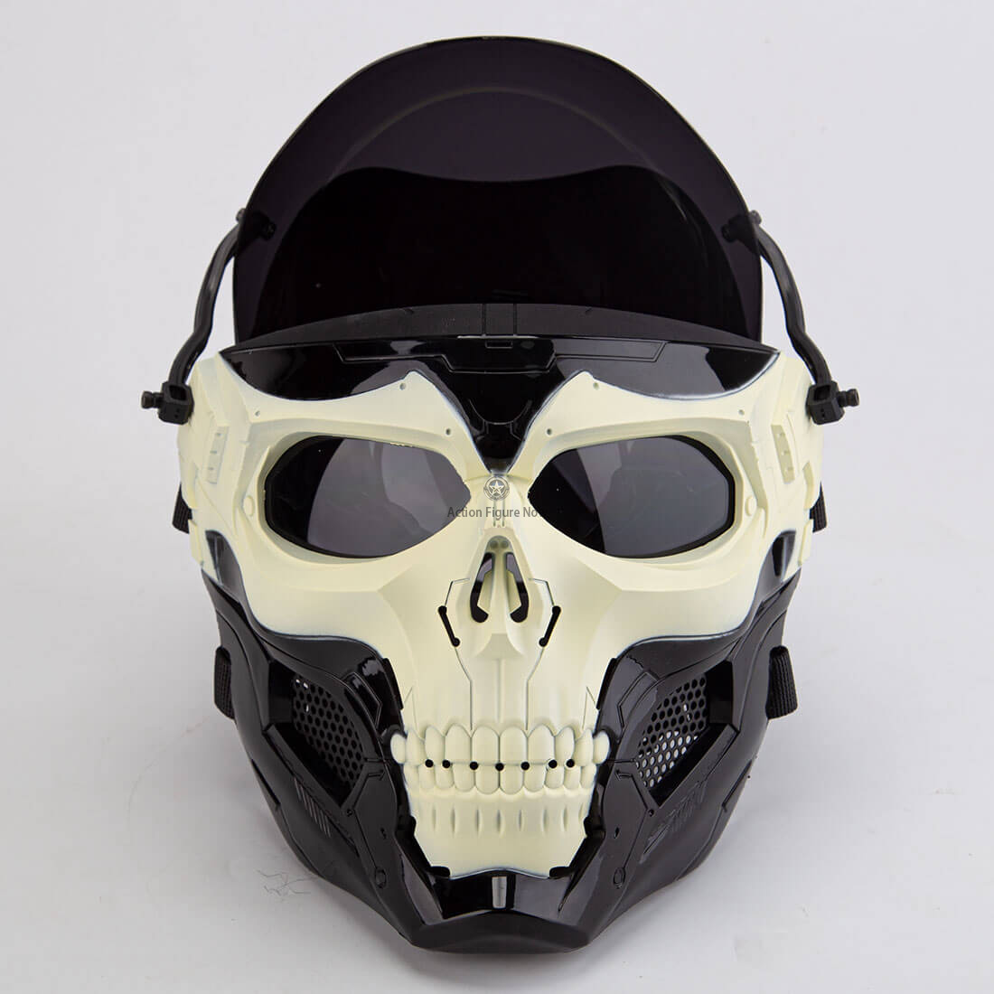 Punk Mecha Skull Head Mask for Men's Costume Cosplay Prop for Halloween Parties : Green Punk Mecha Skull Head Mask for Men's Costume Cosplay Prop for Halloween Parties : Green
