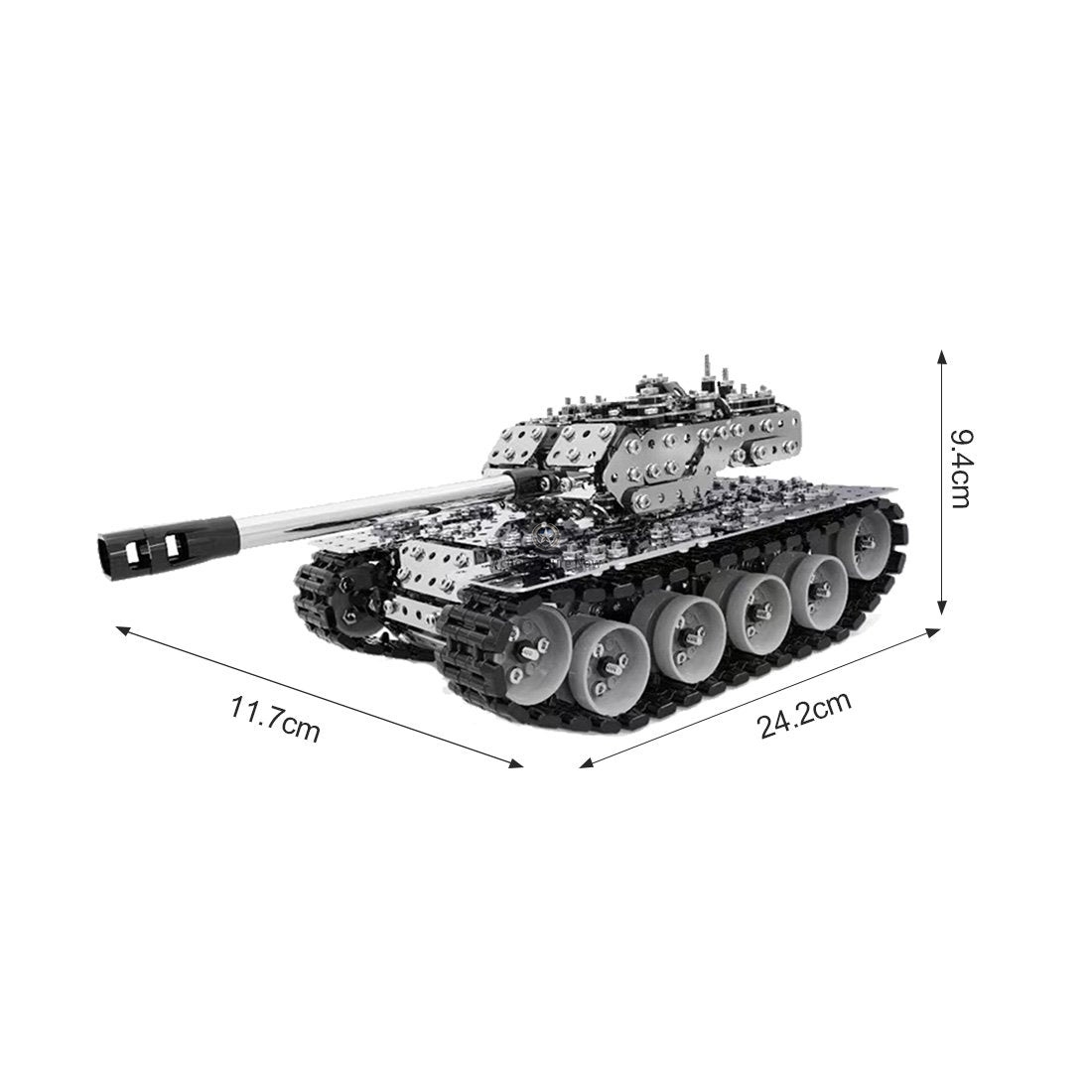 843-Piece 3D Military Tank Metal Assembly Model Kit Puzzle Toy for Adults and Kids 843-Piece 3D Military Tank Metal Assembly Model Kit Puzzle Toy for Adults and Kids