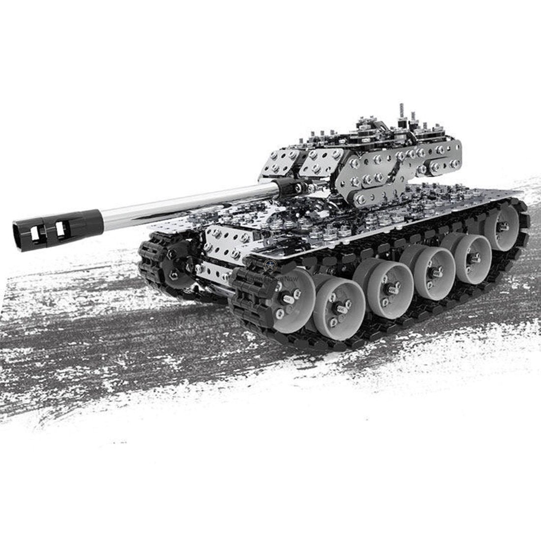 843-Piece 3D Military Tank Metal Assembly Model Kit Puzzle Toy for Adults and Kids 843-Piece 3D Military Tank Metal Assembly Model Kit Puzzle Toy for Adults and Kids