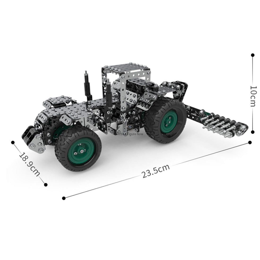 Fully Assembled Metal Gear Drive Hay Cutting Mower Model Building Kit, 910 Pieces Fully Assembled Metal Gear Drive Hay Cutting Mower Model Building Kit, 910 Pieces