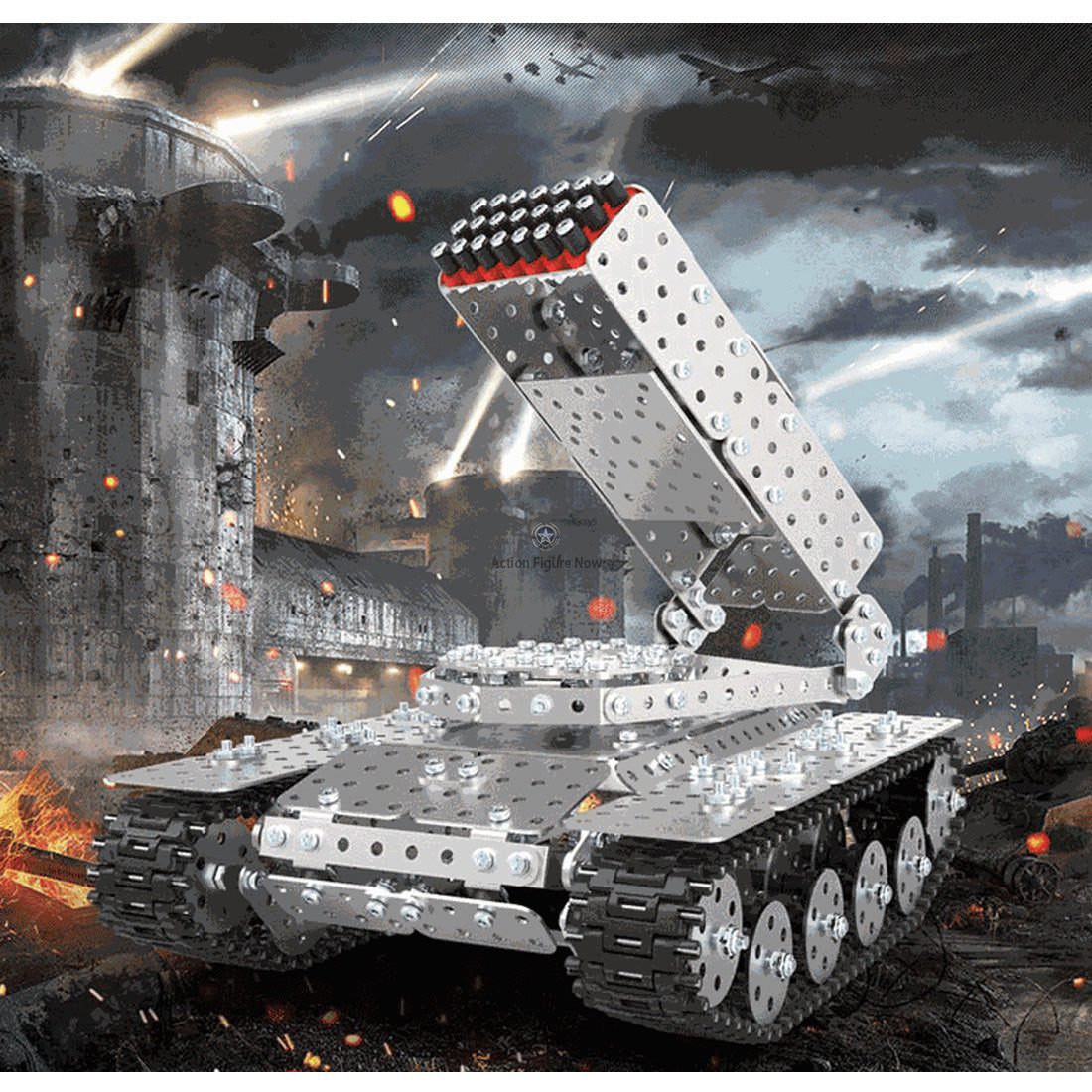 939 Pieces 3D DIY Tank Metal Model Building Kit for Adults Teens