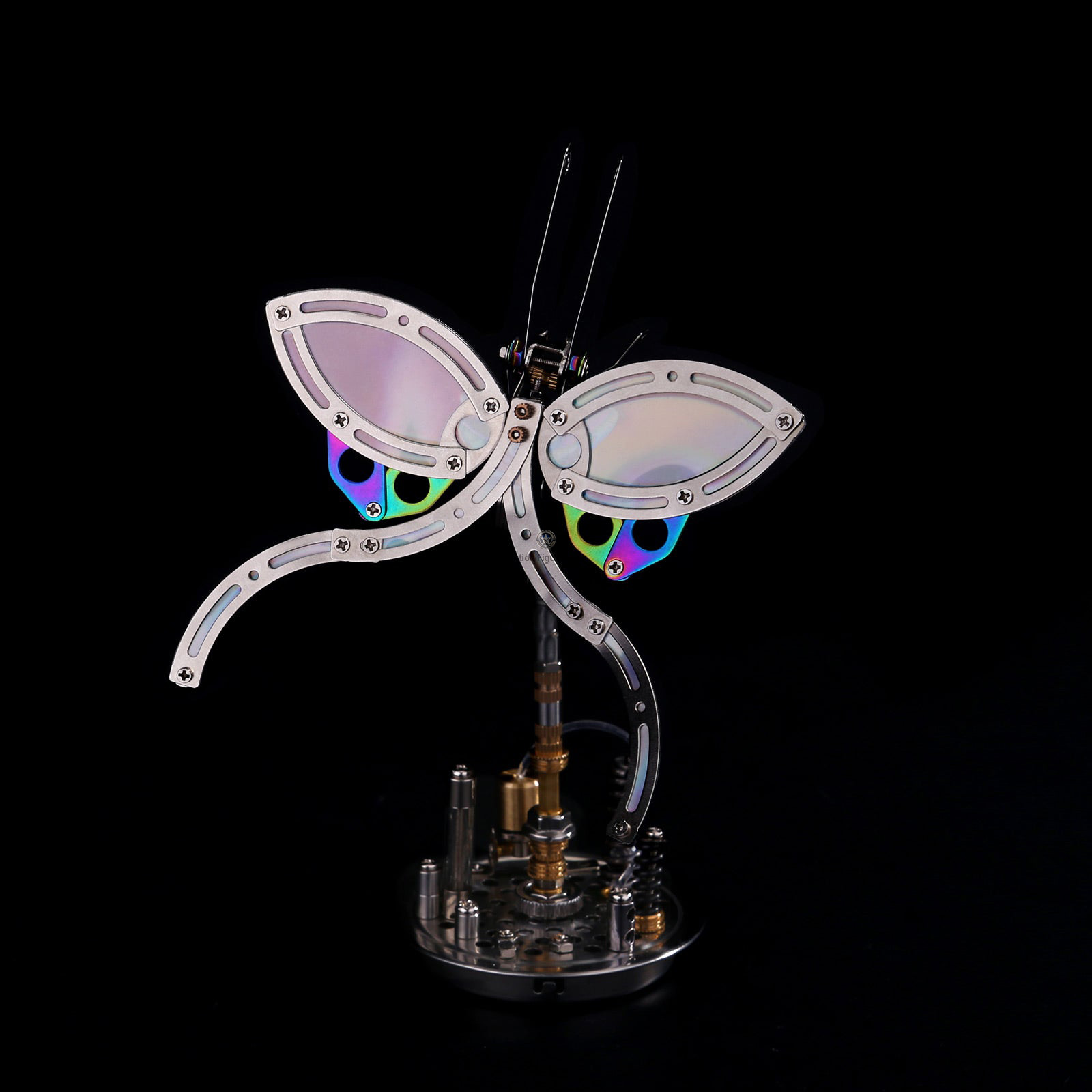95PCS 3D Metal Assembly Model Mechanical Chaos Butterfly with Base 95PCS 3D Metal Assembly Model Mechanical Chaos Butterfly with Base
