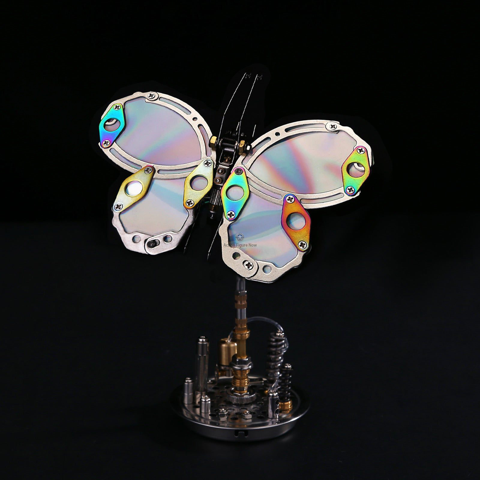 95PCS 3D Metal Assembly Model Mechanical Chaos Butterfly with Base 95PCS 3D Metal Assembly Model Mechanical Chaos Butterfly with Base