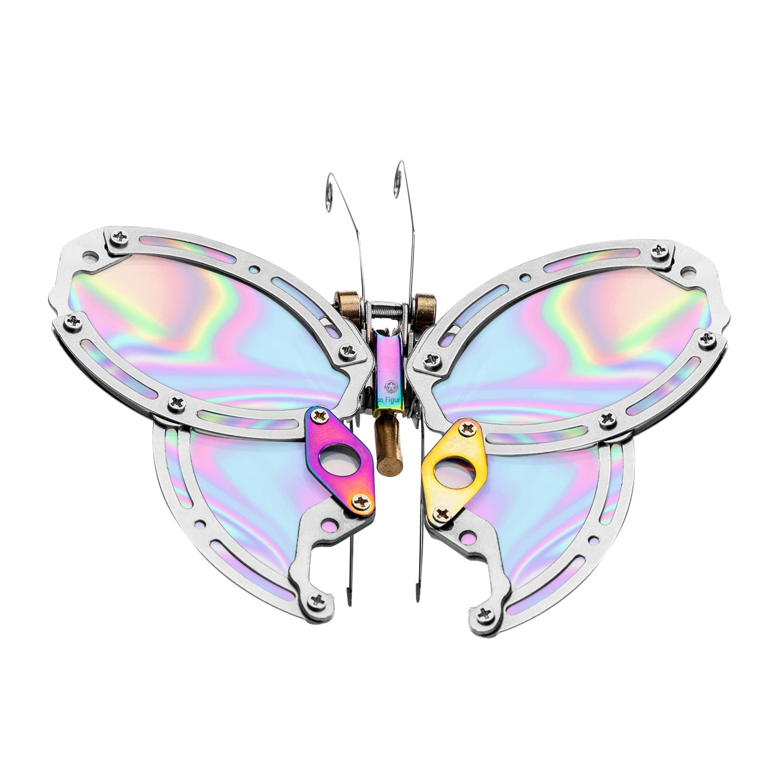 95PCS 3D Metal Assembly Model Mechanical Chaos Butterfly with Base 95PCS 3D Metal Assembly Model Mechanical Chaos Butterfly with Base