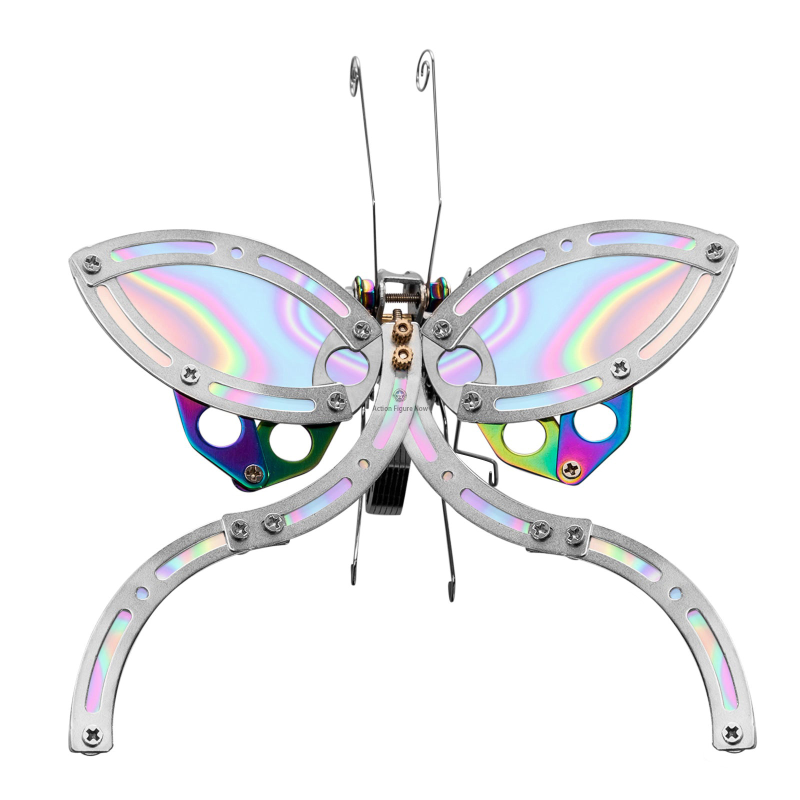 95PCS 3D Metal Assembly Model Mechanical Chaos Butterfly with Base 95PCS 3D Metal Assembly Model Mechanical Chaos Butterfly with Base