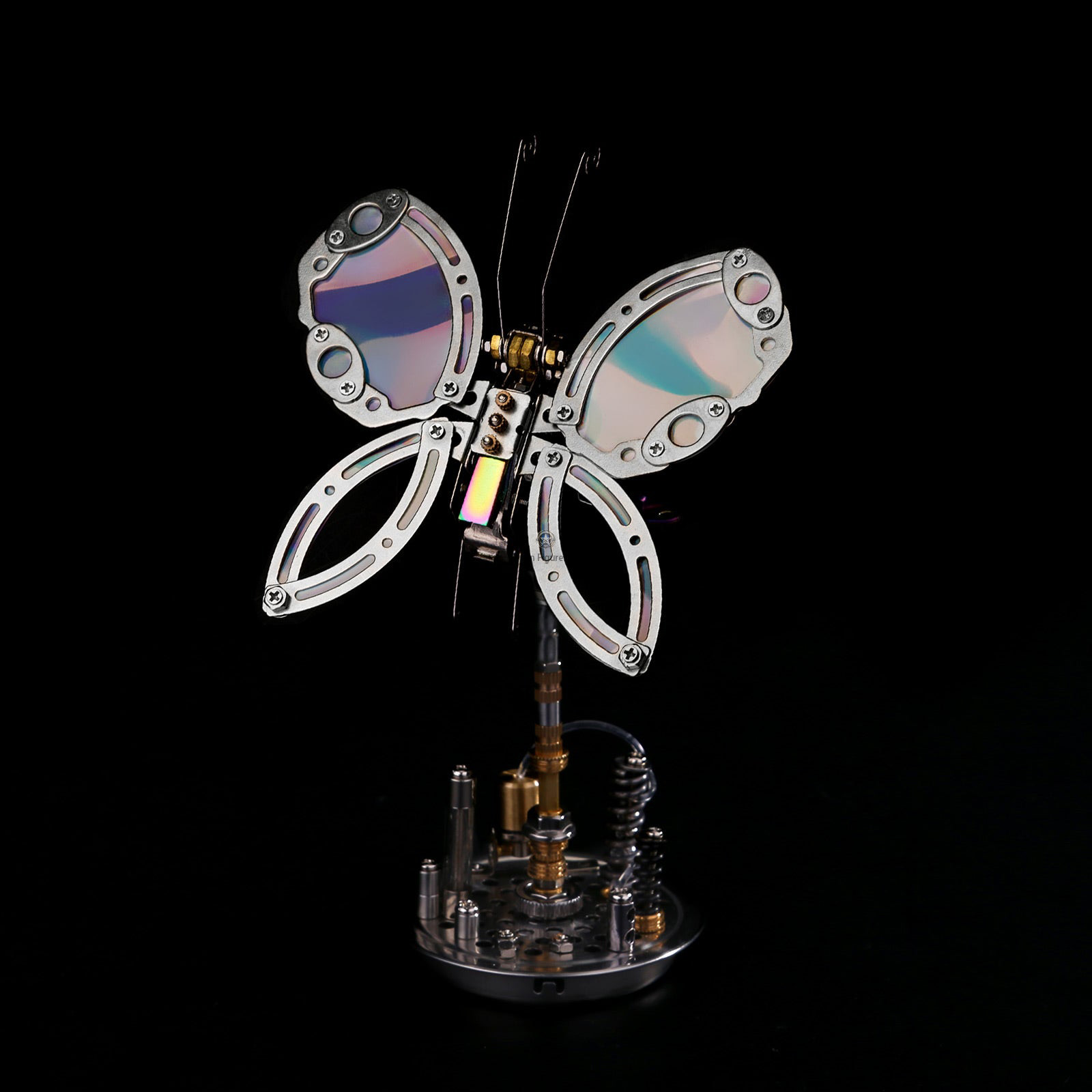 95PCS 3D Metal Assembly Model Mechanical Chaos Butterfly with Base 95PCS 3D Metal Assembly Model Mechanical Chaos Butterfly with Base