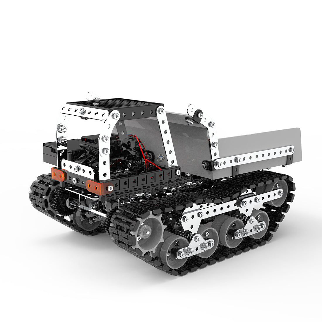 934Pcs 2.4Ghz 10CH Metal RC Tracked Dump Truck Model Puzzle 934Pcs 2.4Ghz 10CH Metal RC Tracked Dump Truck Model Puzzle