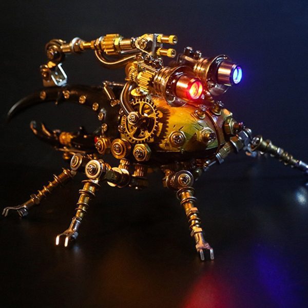 3D Metal Puzzle - DIY Mechanical Steampunk Insect Model Kit (3Pcs Blind Box)