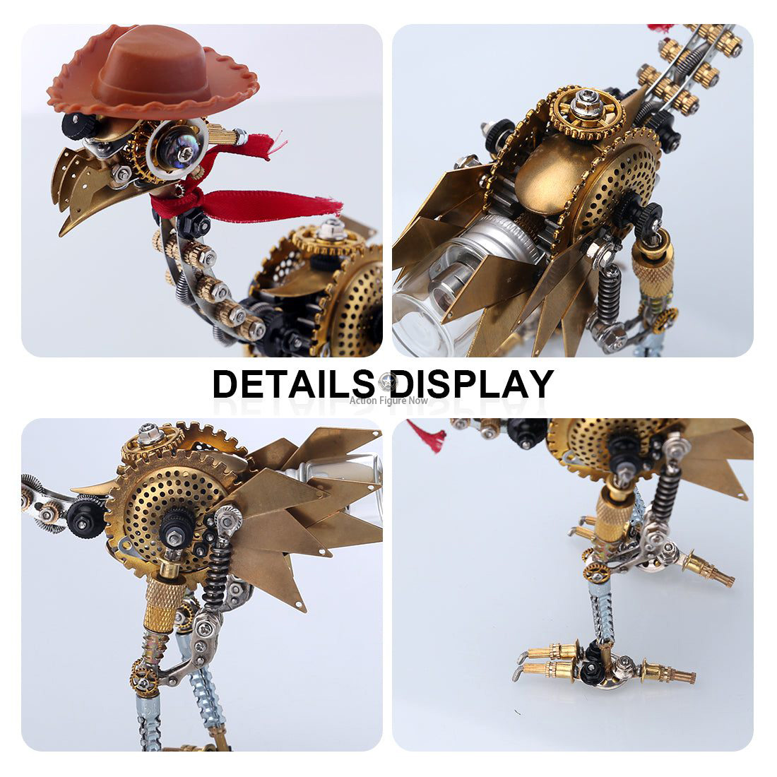350PCS Classic Ostrich Western Cowboy 3D Metal Model Kits Steampunk Animal Building Kit 350PCS Classic Ostrich Western Cowboy 3D Metal Model Kits Steampunk Animal Building Kit