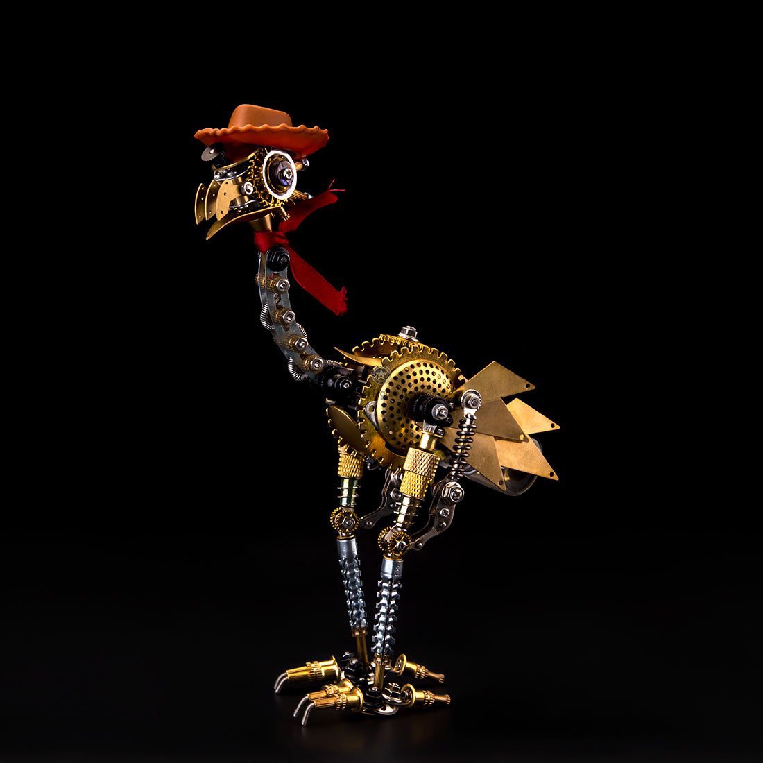 350PCS Classic Ostrich Western Cowboy 3D Metal Model Kits Steampunk Animal Building Kit 350PCS Classic Ostrich Western Cowboy 3D Metal Model Kits Steampunk Animal Building Kit