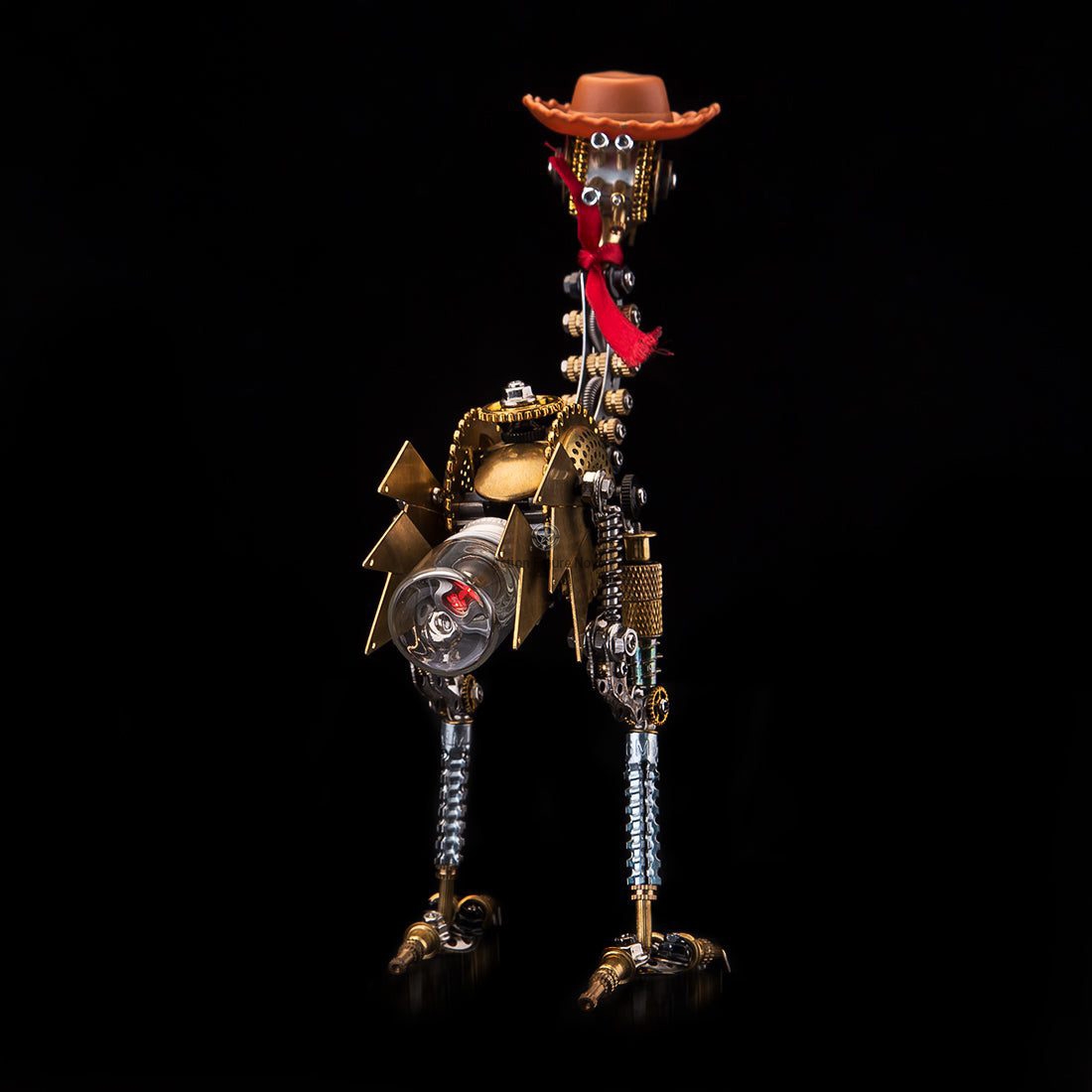 350PCS Classic Ostrich Western Cowboy 3D Metal Model Kits Steampunk Animal Building Kit 350PCS Classic Ostrich Western Cowboy 3D Metal Model Kits Steampunk Animal Building Kit