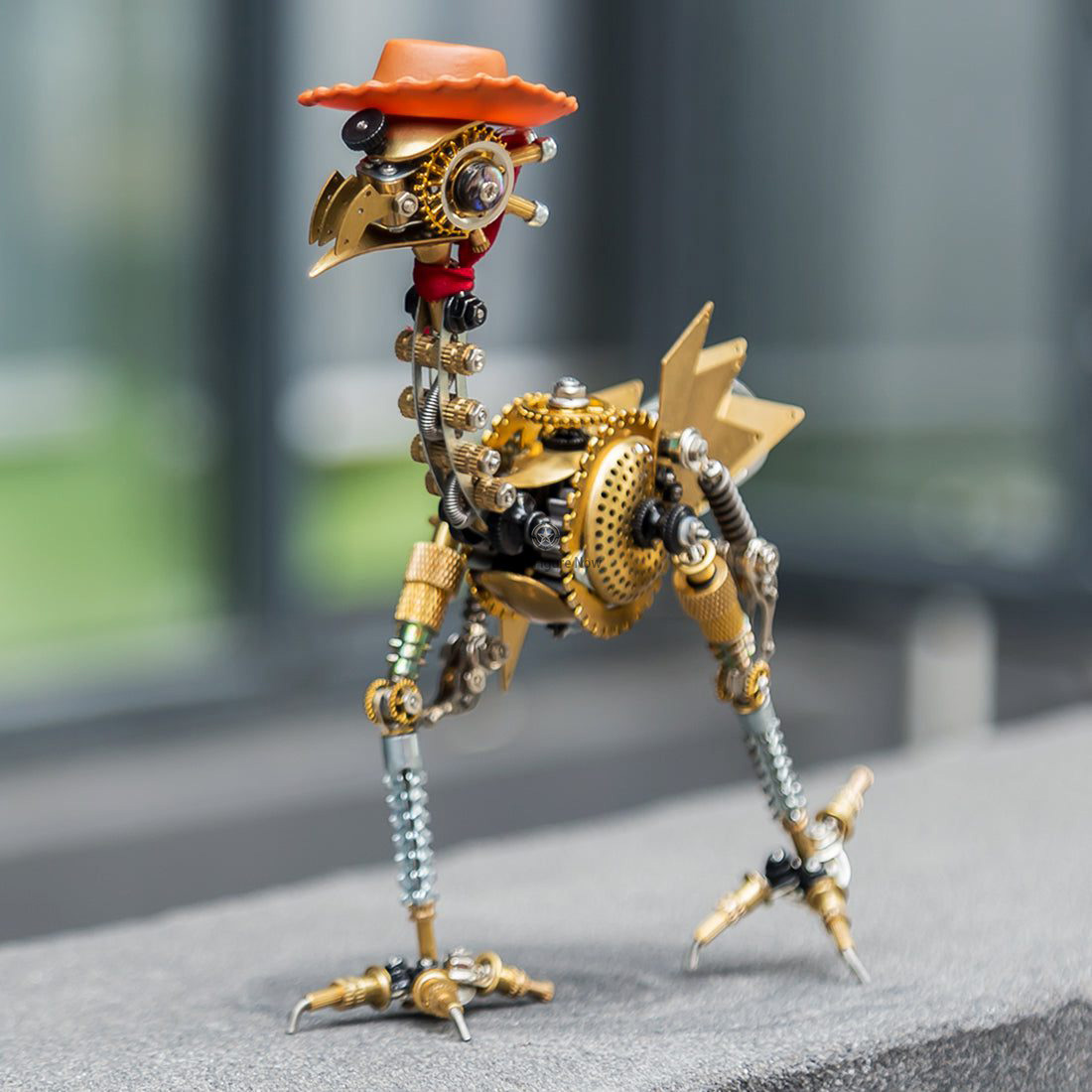 350PCS Classic Ostrich Western Cowboy 3D Metal Model Kits Steampunk Animal Building Kit 350PCS Classic Ostrich Western Cowboy 3D Metal Model Kits Steampunk Animal Building Kit