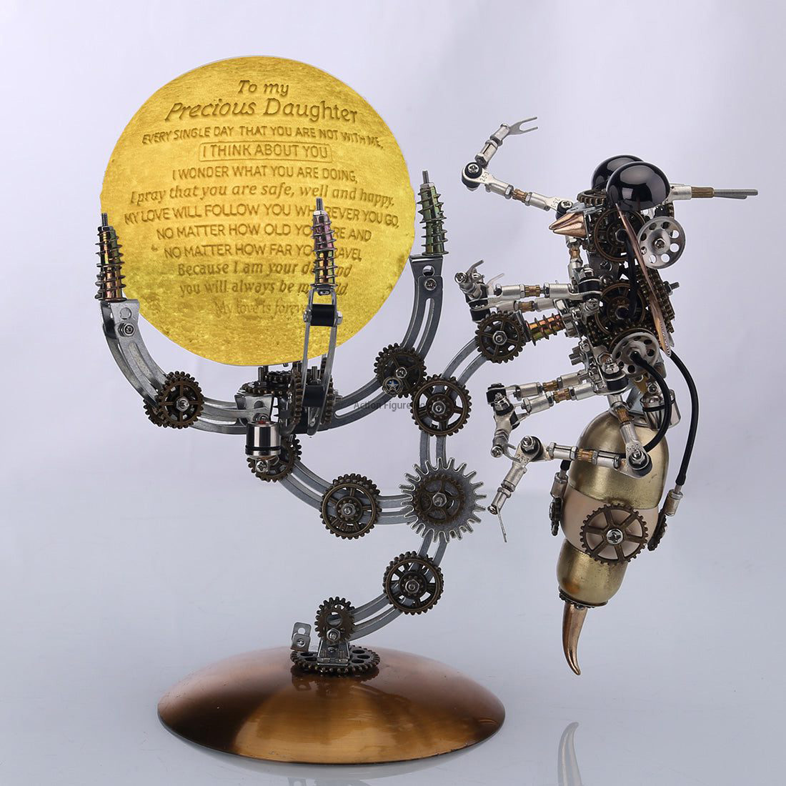 Custom Wasp on the Moon Lamp 3D Metal Model Kits Assembly: DIY 627 Pieces Custom Wasp on the Moon Lamp 3D Metal Model Kits Assembly: DIY 627 Pieces