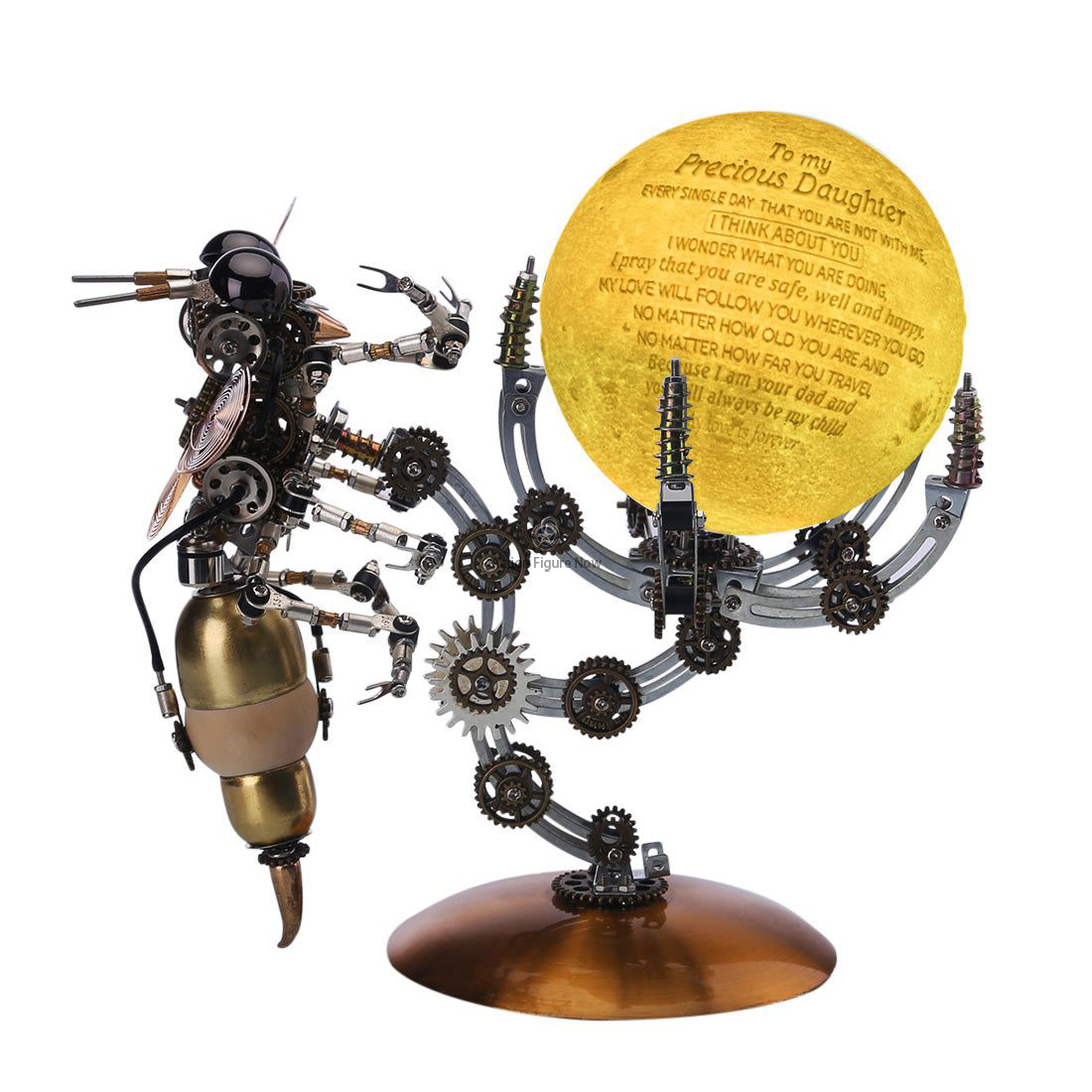 Custom Wasp on the Moon Lamp 3D Metal Model Kits Assembly: DIY 627 Pieces Custom Wasp on the Moon Lamp 3D Metal Model Kits Assembly: DIY 627 Pieces