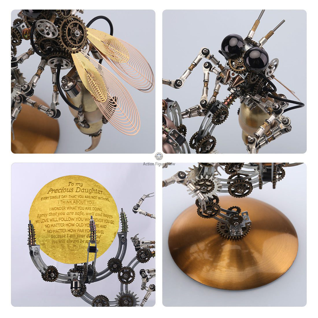 Custom Wasp on the Moon Lamp 3D Metal Model Kits Assembly: DIY 627 Pieces Custom Wasp on the Moon Lamp 3D Metal Model Kits Assembly: DIY 627 Pieces
