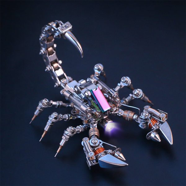 Punk Scorpion King Model: DIY 3D Metal Puzzle Kit