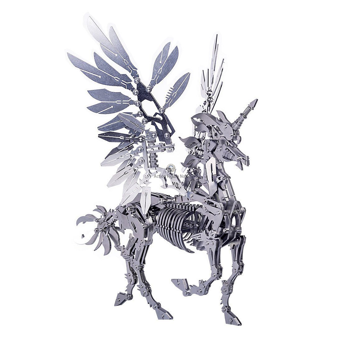DIY 3D Assembly Metal Large Unicorn with Wing Puzzle Model DIY 3D Assembly Metal Large Unicorn with Wing Puzzle Model