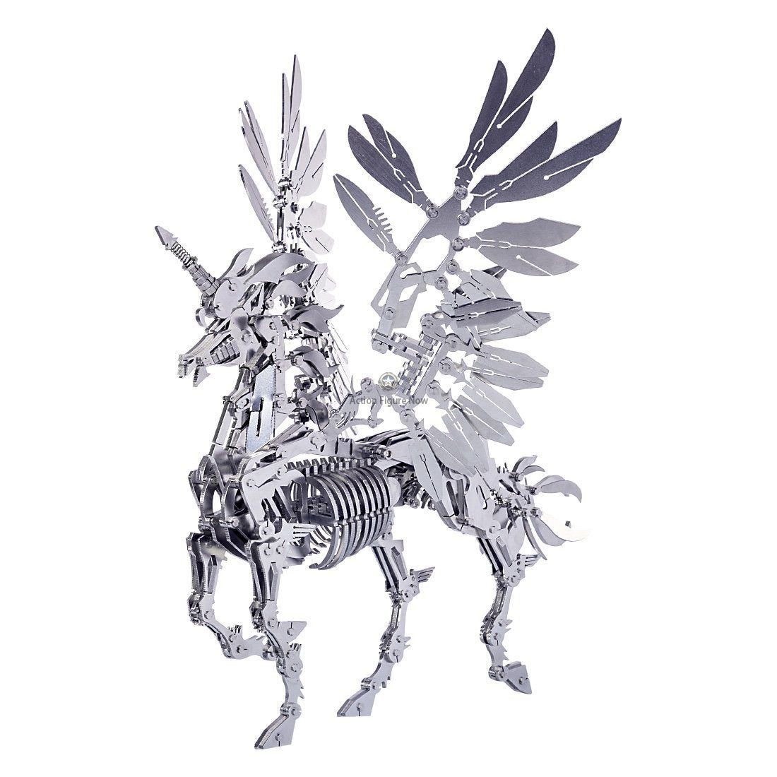 DIY 3D Assembly Metal Large Unicorn with Wing Puzzle Model DIY 3D Assembly Metal Large Unicorn with Wing Puzzle Model