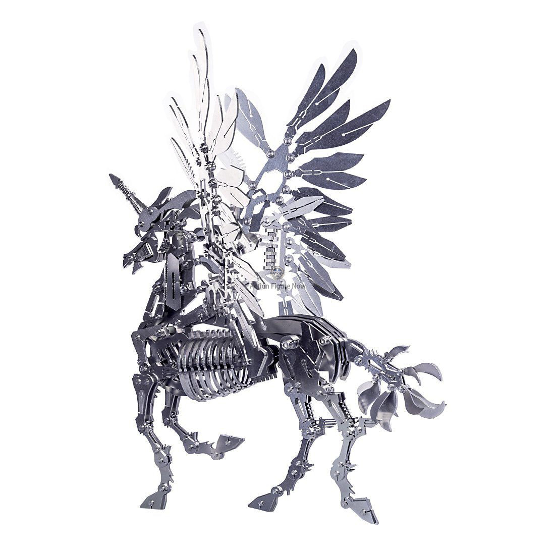 DIY 3D Assembly Metal Large Unicorn with Wing Puzzle Model DIY 3D Assembly Metal Large Unicorn with Wing Puzzle Model
