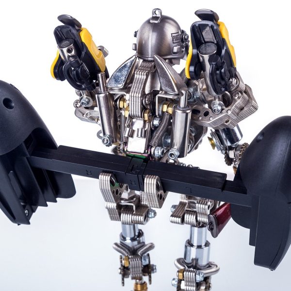 3D Metal Robot Puzzle Model for DIY Assembly