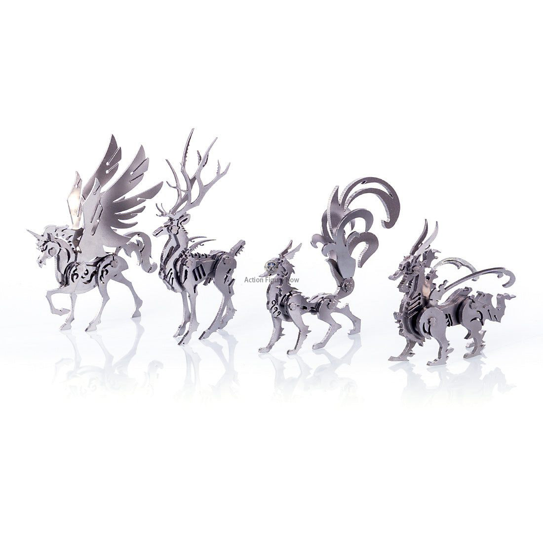 4PCS 3D Animal Sculpture Puzzles 4PCS 3D Animal Sculpture Puzzles