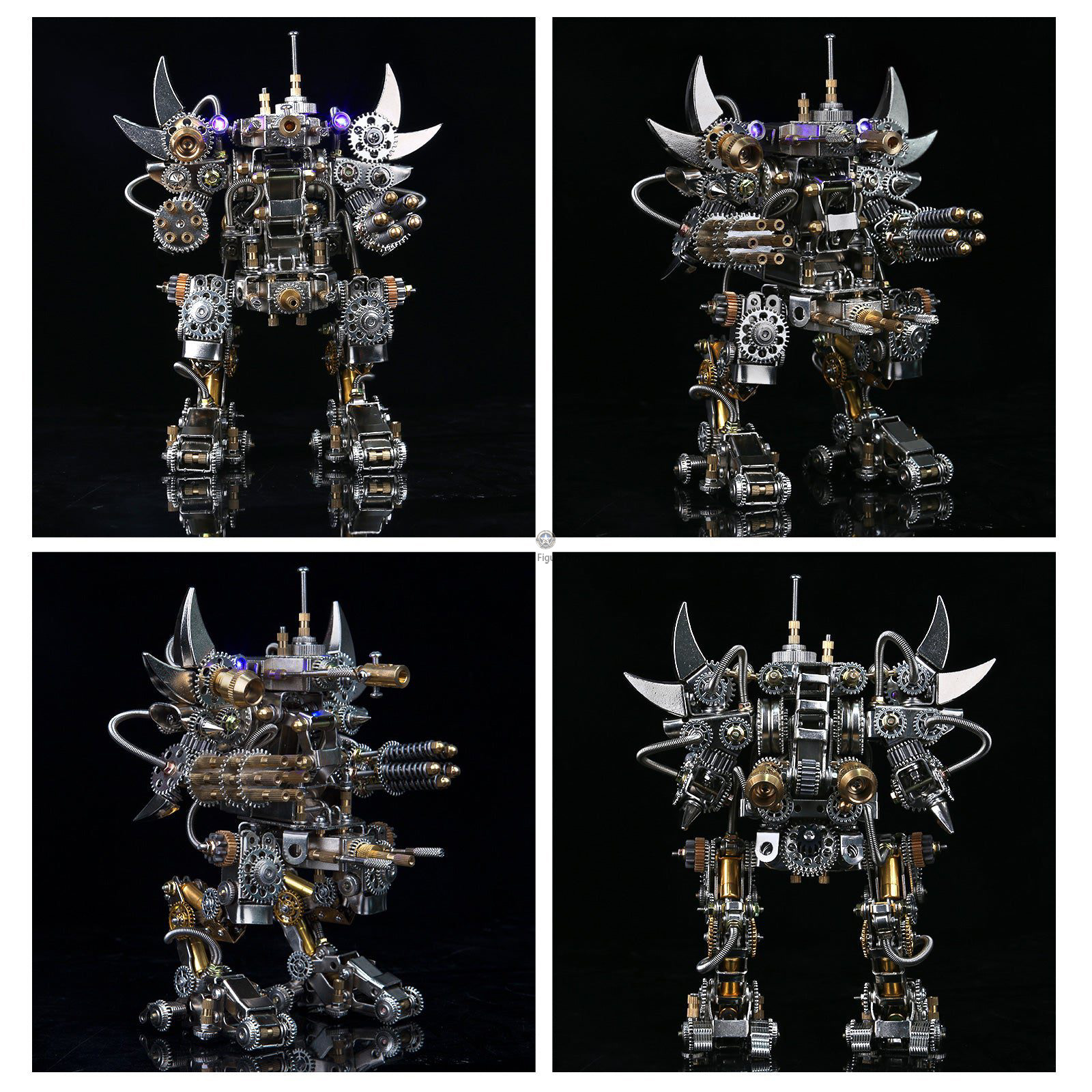 DIY 3D Metal Fighting Shooter Mecha Assembly Model Kit DIY 3D Metal Fighting Shooter Mecha Assembly Model Kit