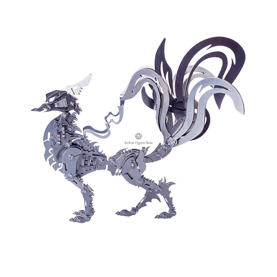 DIY 3D Metal Large Nine-tailed Fox Puzzle Model Assembly DIY 3D Metal Large Nine-tailed Fox Puzzle Model Assembly