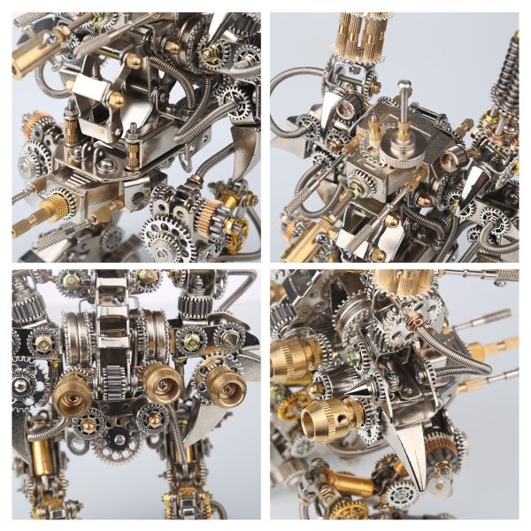 3D Metal Mechanical Fighting Mecha Model Kit Taurus Berserker and Chaser Hunter Set