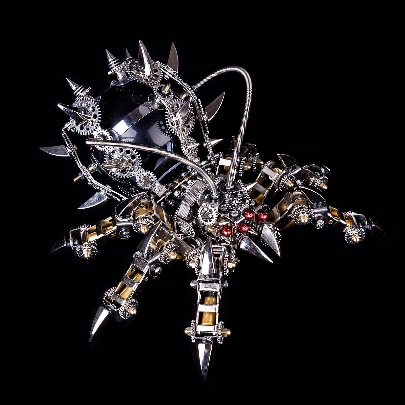 DIY 3D Metal Spider King Bluetooth Speaker Assembly Puzzle Kit DIY 3D Metal Spider King Bluetooth Speaker Assembly Puzzle Kit