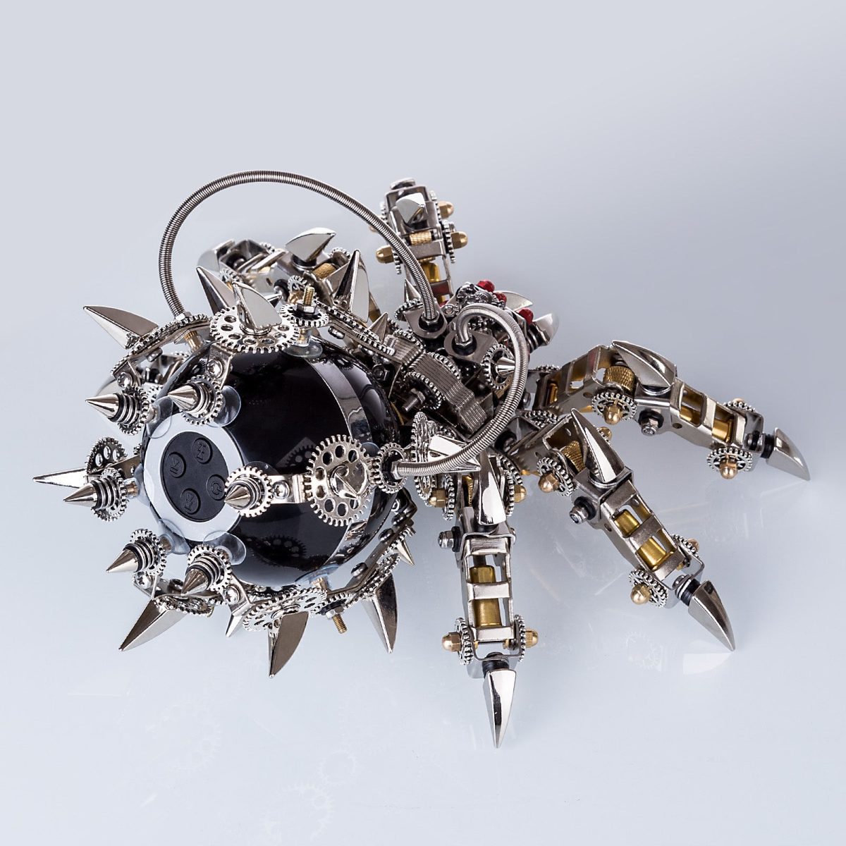 DIY 3D Metal Spider King Bluetooth Speaker Assembly Puzzle Kit